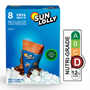 Sun Lolly Cola 8x60ml (520g)