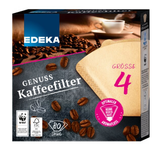 Edeka Kaffeefilter Größe 4 (150g)