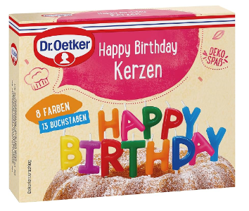 Dr. Oetker Happy Birthday Kerzen (100g)