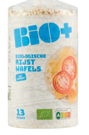 Bio+ Biologische Rijstwafels Met Zeezout (100g)
