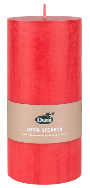 zz DUNI Pillar Candle 150 x Ø 70 mm 50 hours Red