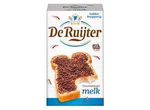 De Ruijter Chocoladehagel Melk (390g)