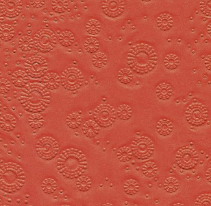 Duni PD Embossed Napkins 16 Stück - Moments Uni Red (33 x 33 cm)