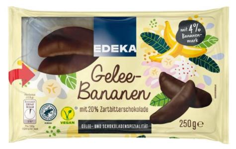 Edeka Gelee Bananen (250g)