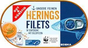 G&G Herings Filets in Senfcreme mit Drillspitzen (200g)