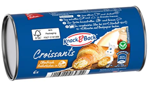Knack & Back 6 Croissants (250g)