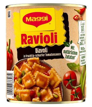 Maggi Ravioli Diavoli in scharfer Tomatensauce (800g)