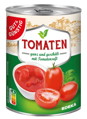 G&G Tomaten ganz und geschalt mit Tomatensaft (400g)