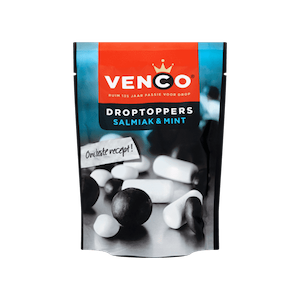 Venco Droptoppers Salmiak & Mint (280g)