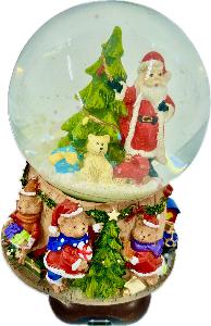 Snowglobe, music box - 14cm