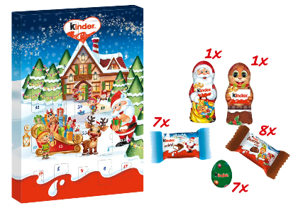 Advent Ferrero Kinder Mini Mix Advent Calendar (150g)