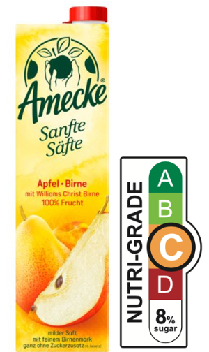 Amecke Sanfte Säfte Apfel-Birne mit Williams-Christ Birne (1L)
