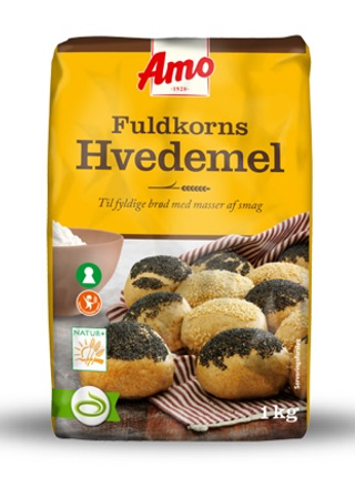 Amo Fuldkornshvedemel (1Kg)