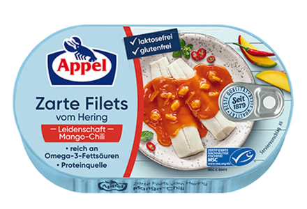 Appel Hering Zarte filets vom Hering Leidenschaft Mango-Chili (200g)