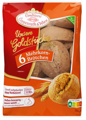 Conditorei Coppenrath & Wiese Unsere Goldstucke Mehrkorn Brotchen (300g) BB :