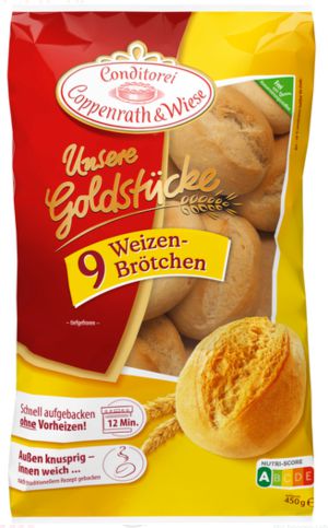 Conditorei Coppenrath & Wiese Unsere Goldstucke Weizenbrotchen (550g). BB