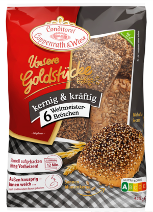 Conditorei Coppenrath & Wiese Unsere Goldstucke Weltmeister-Brötchen (450g) BB :