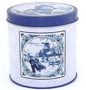 Delfts Blauw Stroopwafels CONTAINER (39g)