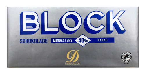 Donckels Block Schokolade 40% Kakao (200g)