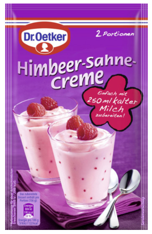Dr. Oetker Himbeer-Sahne-Creme (62g)