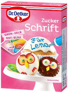 Dr. Oetker Zuckerschrift 4 Farben (100g)