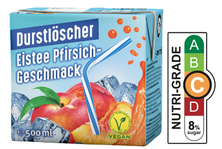 Durstloscher Erfrischungsgetrank - Eistee Pfirsich (500ml)