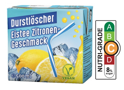 Durstloscher Erfrischungsgetrank - Eistee Zitronen (500ml)