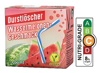 Durstloscher Erfrischungsgetrank - Wassermelone (500ml)