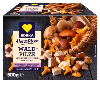 EDEKA Herzstücke Waldpilzmischung (600g). BB : 30 DEC 2026