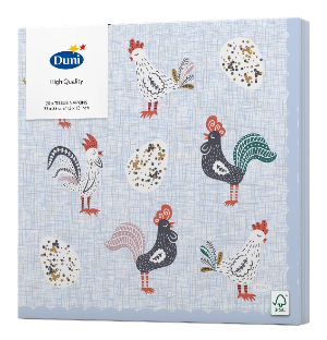 Easter Lunch Napkins 20 Stück - Easter Morning (33 x 33 cm)