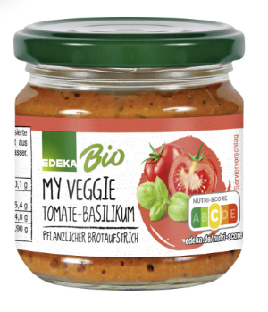 Edeka Bio My Veggie Tomat Basilikum (180g)