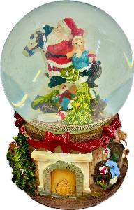 Snowglobe, music box - 14cm