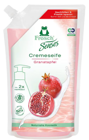 Frosch Pflegeseife Granatapfel Nachfüllpack - Pomegranate (500ml)