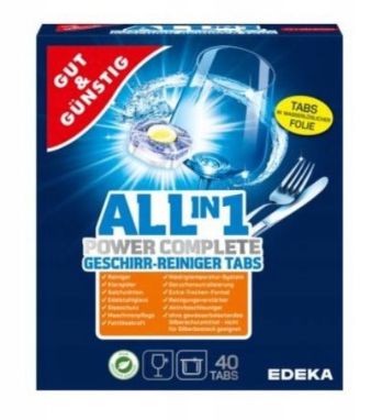 G&G All-in-1 Power Geschirr-Reiniger Tabs (40 Tabs)