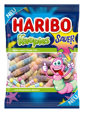 Haribo Raupies Sauer (160g)