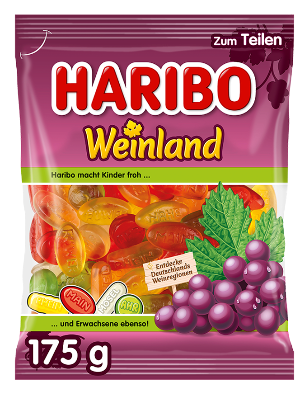 Haribo Weinland Wine Gums  (175g)