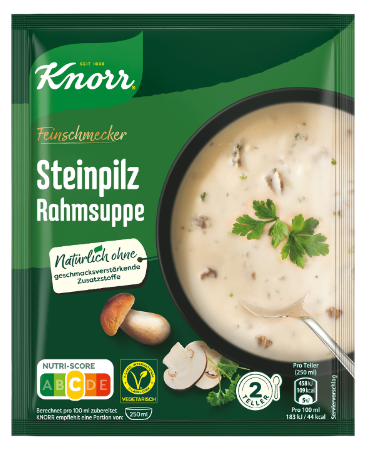 Knorr Feinschmecker Steinpilz Rahmsuppe (500 ml)