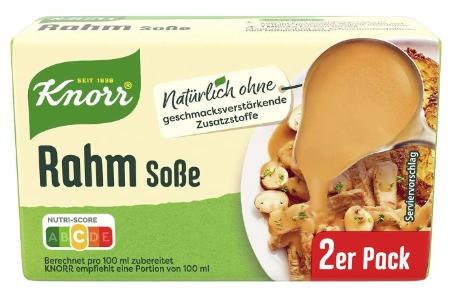 Knorr Rahm Soße 2 x 250ml (68g)