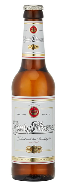 Konig Pilsener 4.9% (0.33L) BEST BEFORE : 13 OCT 2025