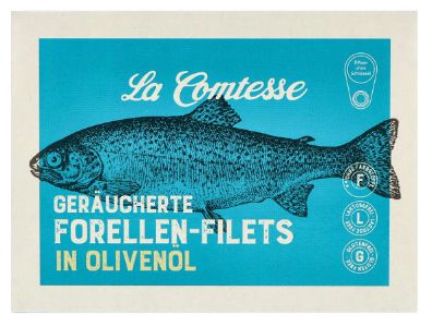 La Comtesse Geraucherte Forellen-Filets in Olivenol (105g)