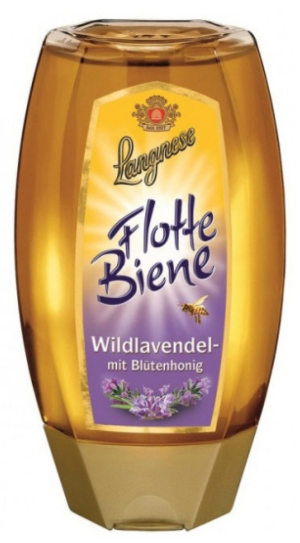 Langnese Flotte Biene Wildlavendel- mit Blütenhonig (250g)