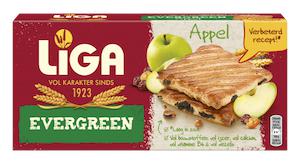 LiGa Evergreen Appel Biscuits 6x2 Koekjes (225g)