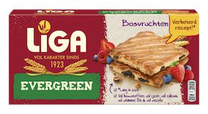 LiGa Evergreen Bosvruchten Biscuits 6x2 Koekjes (225g)