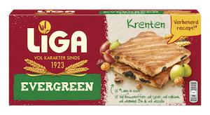 LiGa Evergreen Krenten Biscuits 6x2 Koekjes (225g)