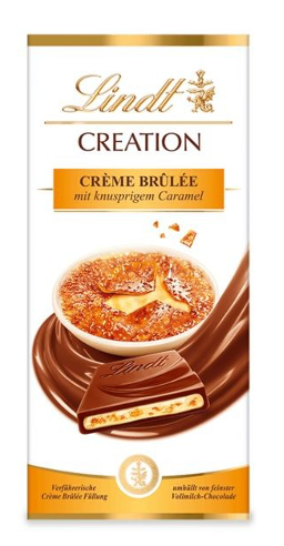 Lindt Creation Crème Brûlée Vollmilch Tafel (150g)