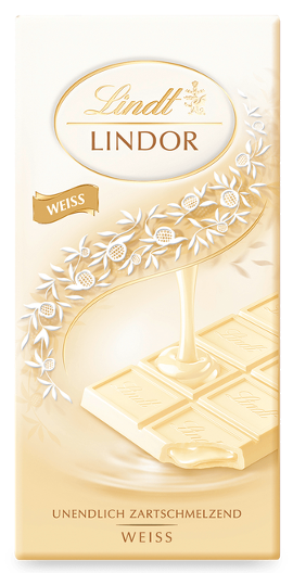 Lindt LINDOR Weiß, (100g)