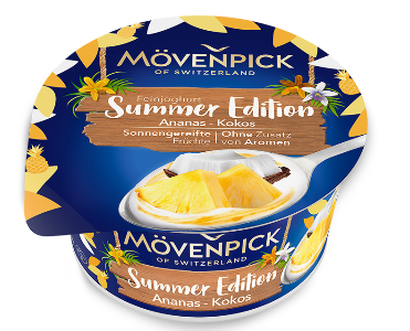 Mövenpick Summer Edition Feinjoghurt Ananas Kokos (150g)