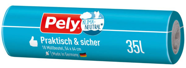 Pely Müllbeutel mit Sicherheitsboden 35L (23 Stück)