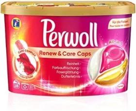 Perwoll Renew & Care Caps Color & Faser 19WL