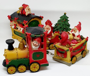 Poly Christmas train – 7X38CM, 1/BOX